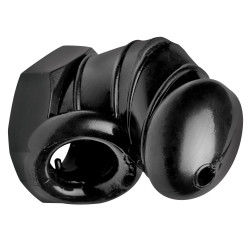 Master Series Cage de chasteté Detained 7cm Noire
